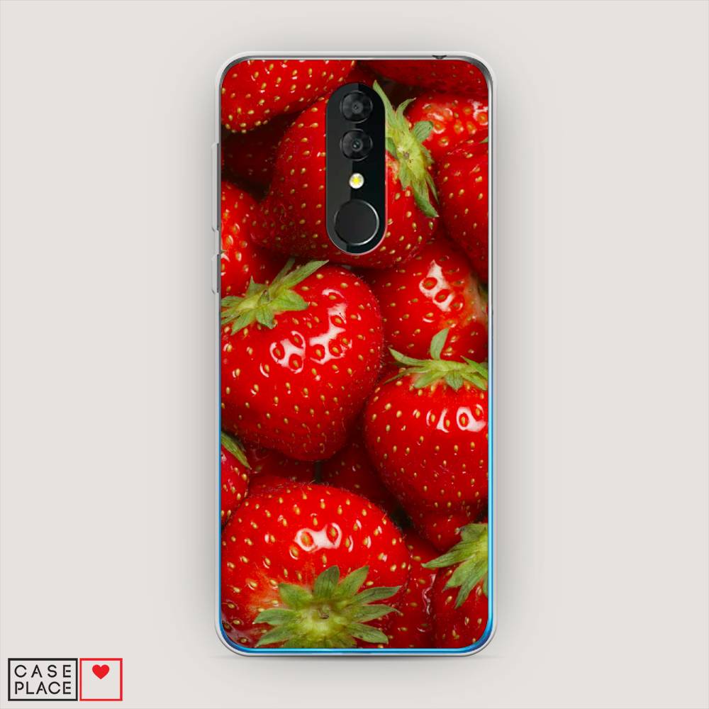 

Чехол Awog на Alcatel 3 5053Y (2019) / Алкатель 3 5053Y (2019) "Клубника", Разноцветный, 170550-10