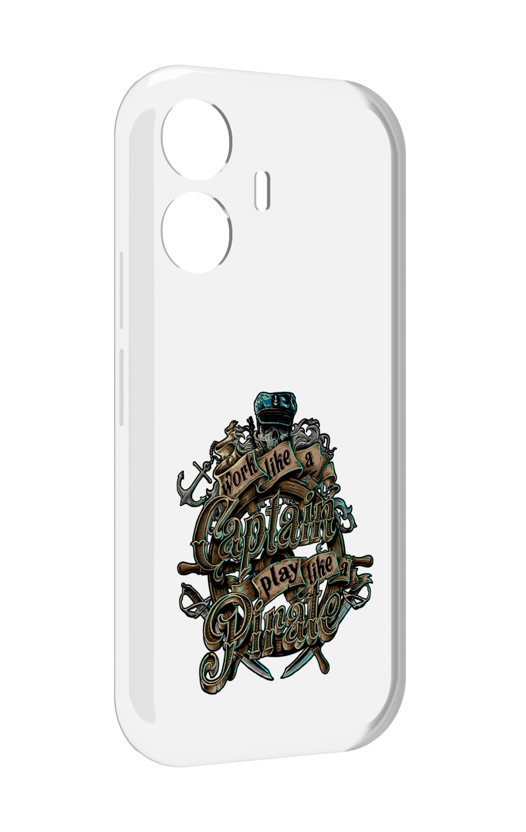 

Чехол MyPads капитан пиратов для Vivo Y77E / Vivo iQOO Z6 Lite, Прозрачный, Tocco