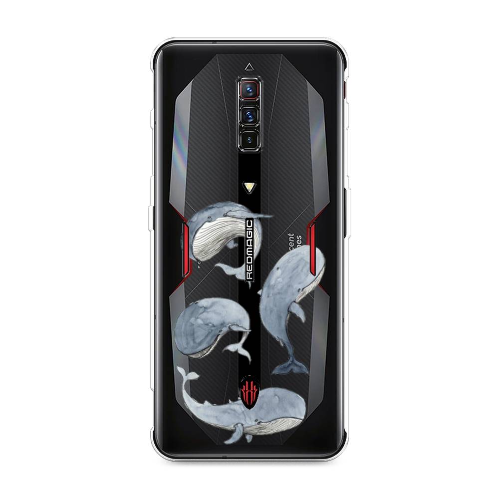 

Чехол Awog на ZTE Nubia Red Magic 6 / ЗТЕ Нубиа Ред Мэджик 6 "Киты", Разноцветный, 135150-1