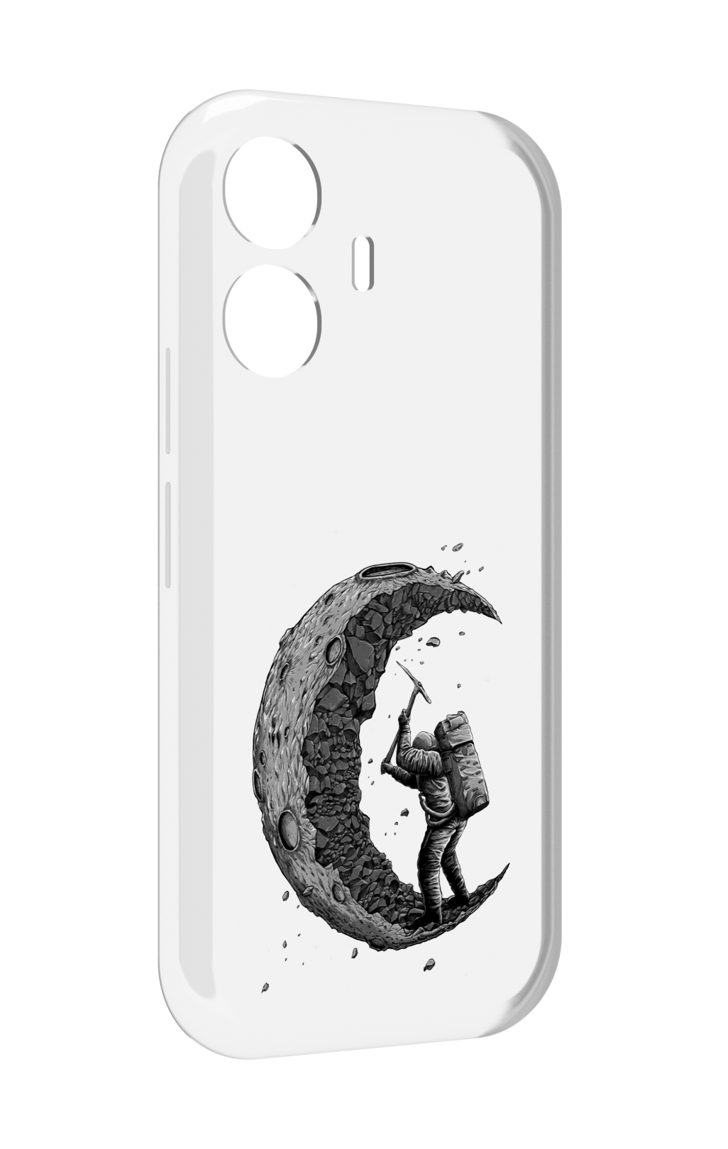 

Чехол MyPads камненная луна для Vivo Y77E / Vivo iQOO Z6 Lite, Прозрачный, Tocco