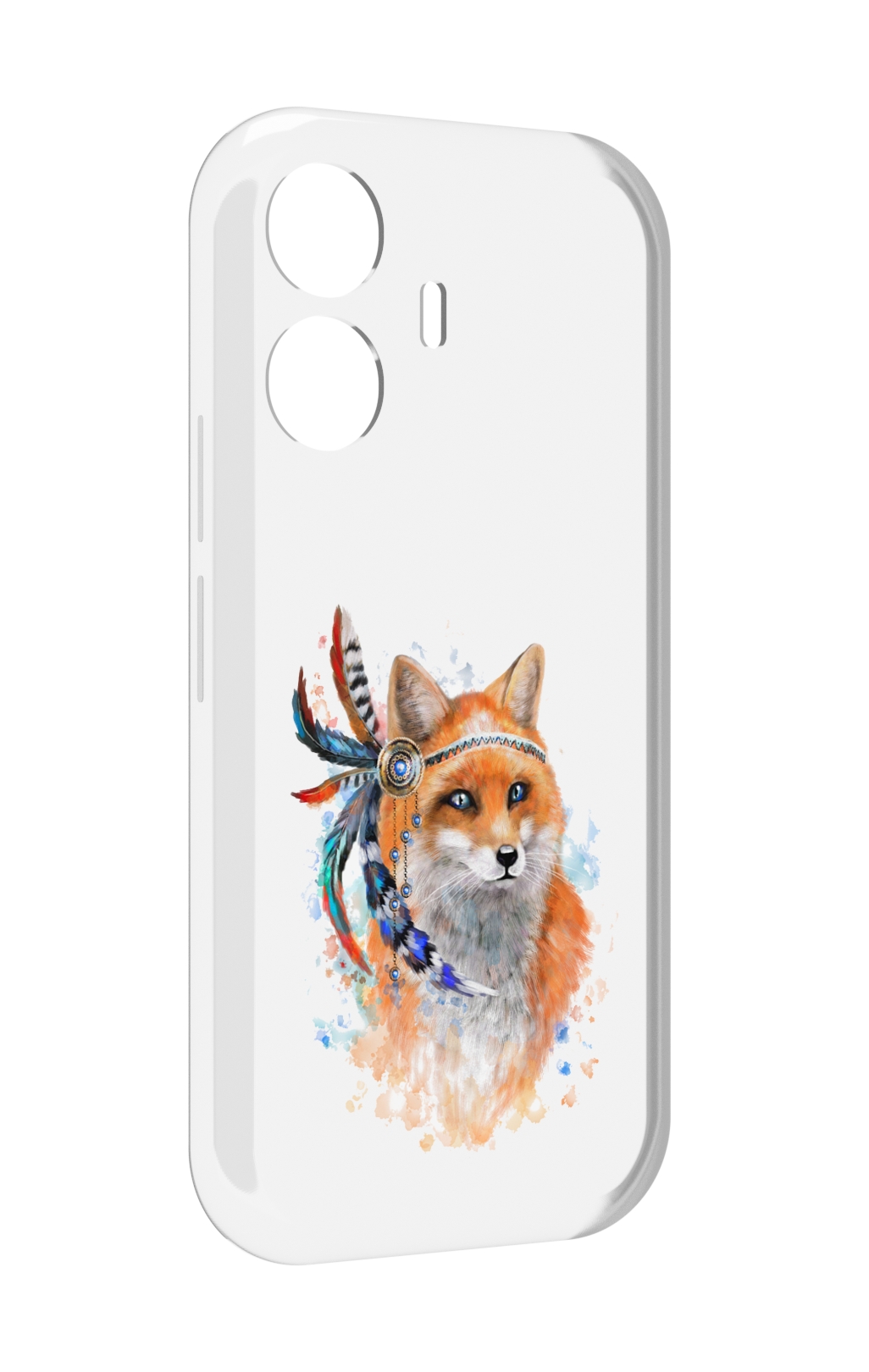 

Чехол MyPads инду лиса для Vivo Y77E / Vivo iQOO Z6 Lite, Прозрачный, Tocco