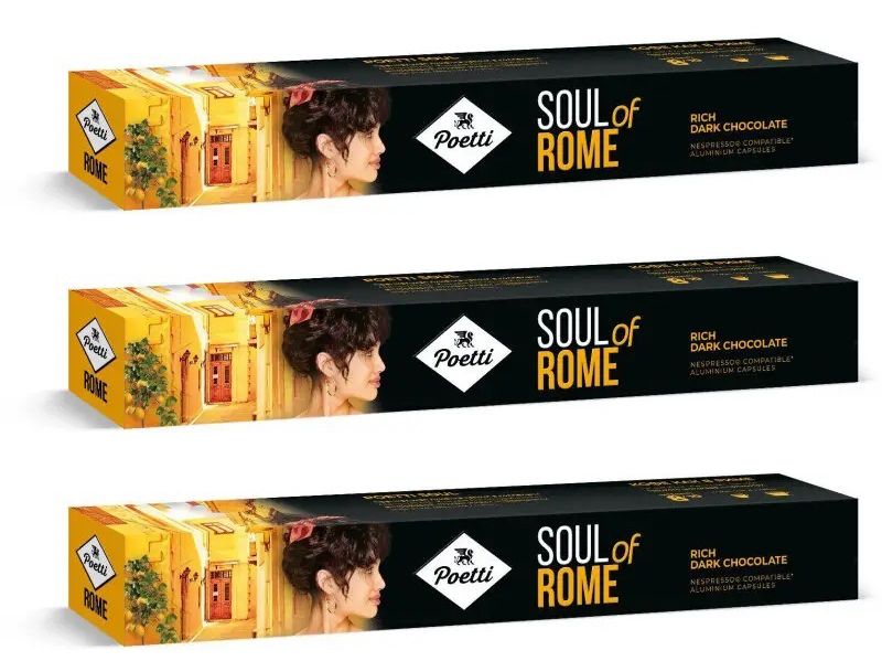 

Кофе в капсулах Poetti Soul of Rome, 30 капсул, poetti-romekaps30