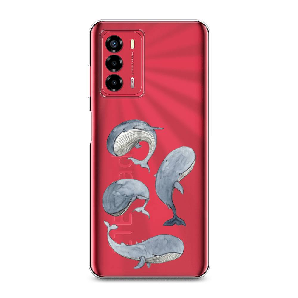 

Чехол Awog на ZTE Blade V40 Vita / ЗТЕ Блэйд V40 Vita "Киты", 135650-1
