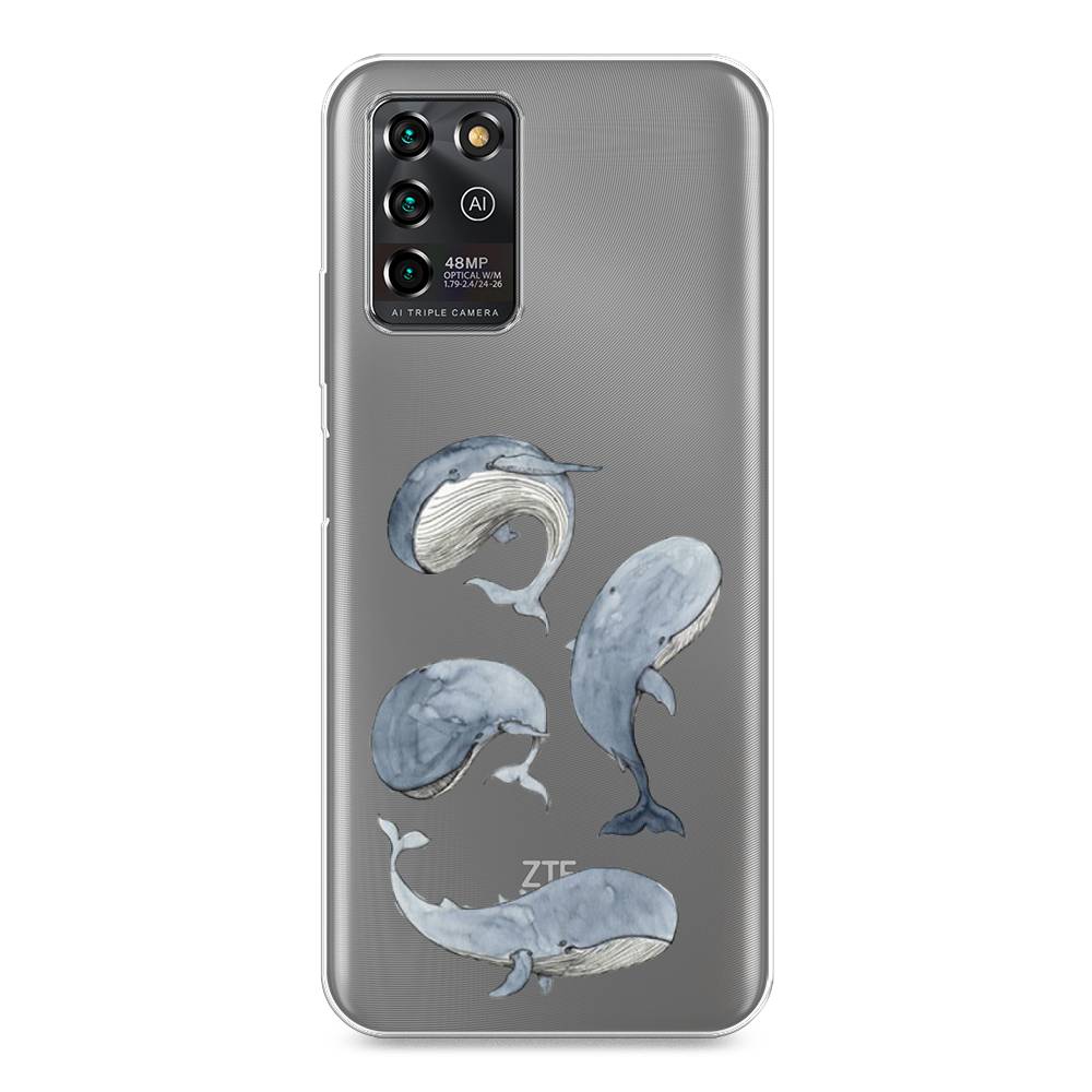

Чехол Awog на ZTE Blade V30 Vita / ЗТЕ Блэйд V30 Vita "Киты", Разноцветный, 135050-1