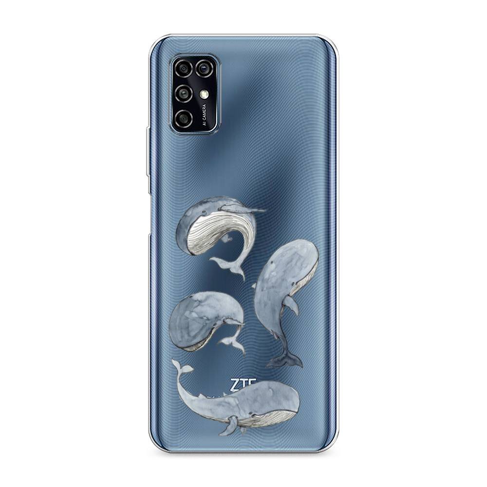 

Чехол Awog на ZTE Blade V2020 Smart / ЗТЕ Блэйд V2020 Smart "Киты", Разноцветный, 133850-1