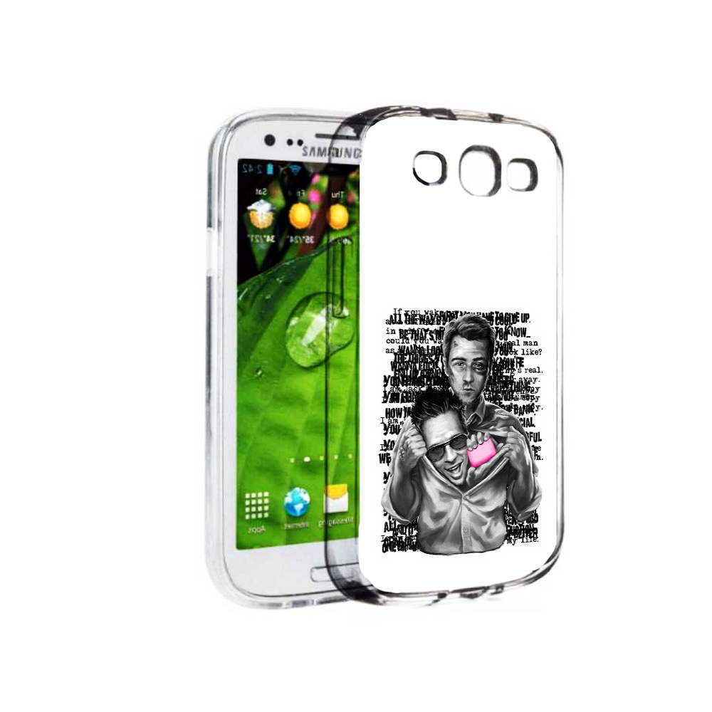 

Чехол MyPads Tocco для Samsung Galaxy S3 бойцовский клуб (PT123108.507.242), Прозрачный, Tocco