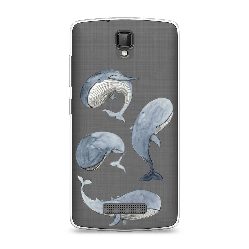 

Чехол Awog на ZTE Blade L5 (L5 Plus) / ЗТЕ Блэйд L5 (L5 Plus) "Киты", 130350-1