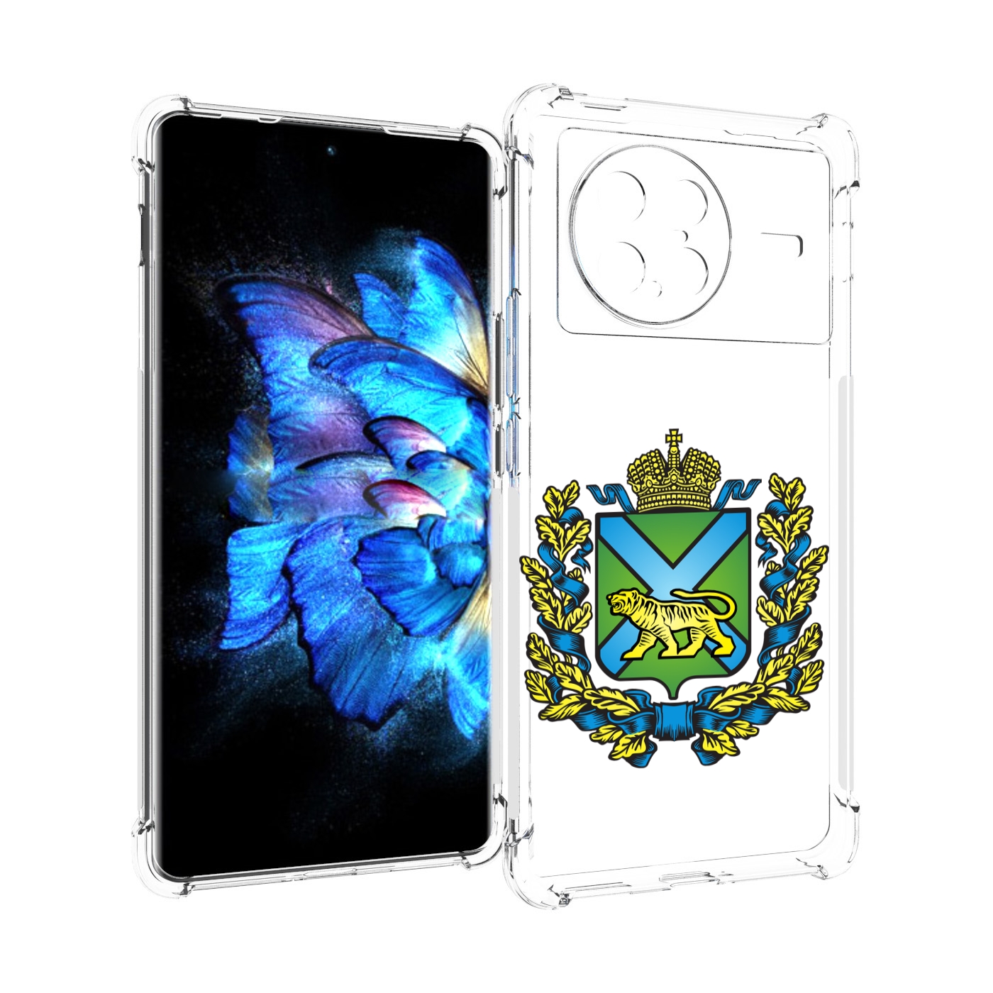 

Чехол MyPads герб-приморскии-краи для Vivo X Note 5G, Прозрачный, Tocco
