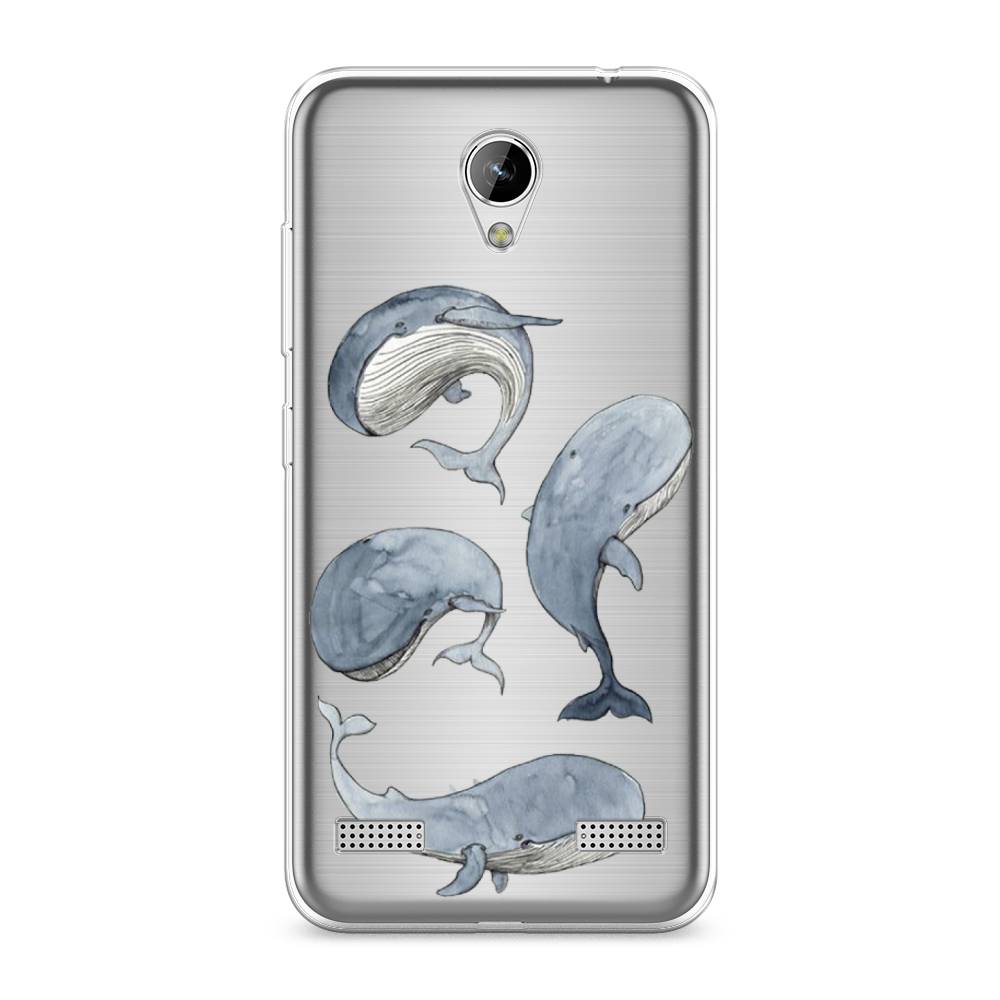 

Чехол Awog на ZTE Blade A520 / ЗТЕ Блэйд A520 "Киты", 132050-1