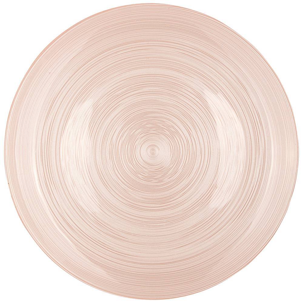 

Набор из 4 штук Тарелка AKCAM Beauty peach, 28см, стекло (339-161/4)