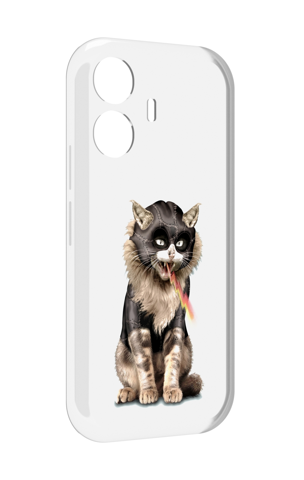 

Чехол MyPads дьяволский кот для Vivo Y77E / Vivo iQOO Z6 Lite, Прозрачный, Tocco