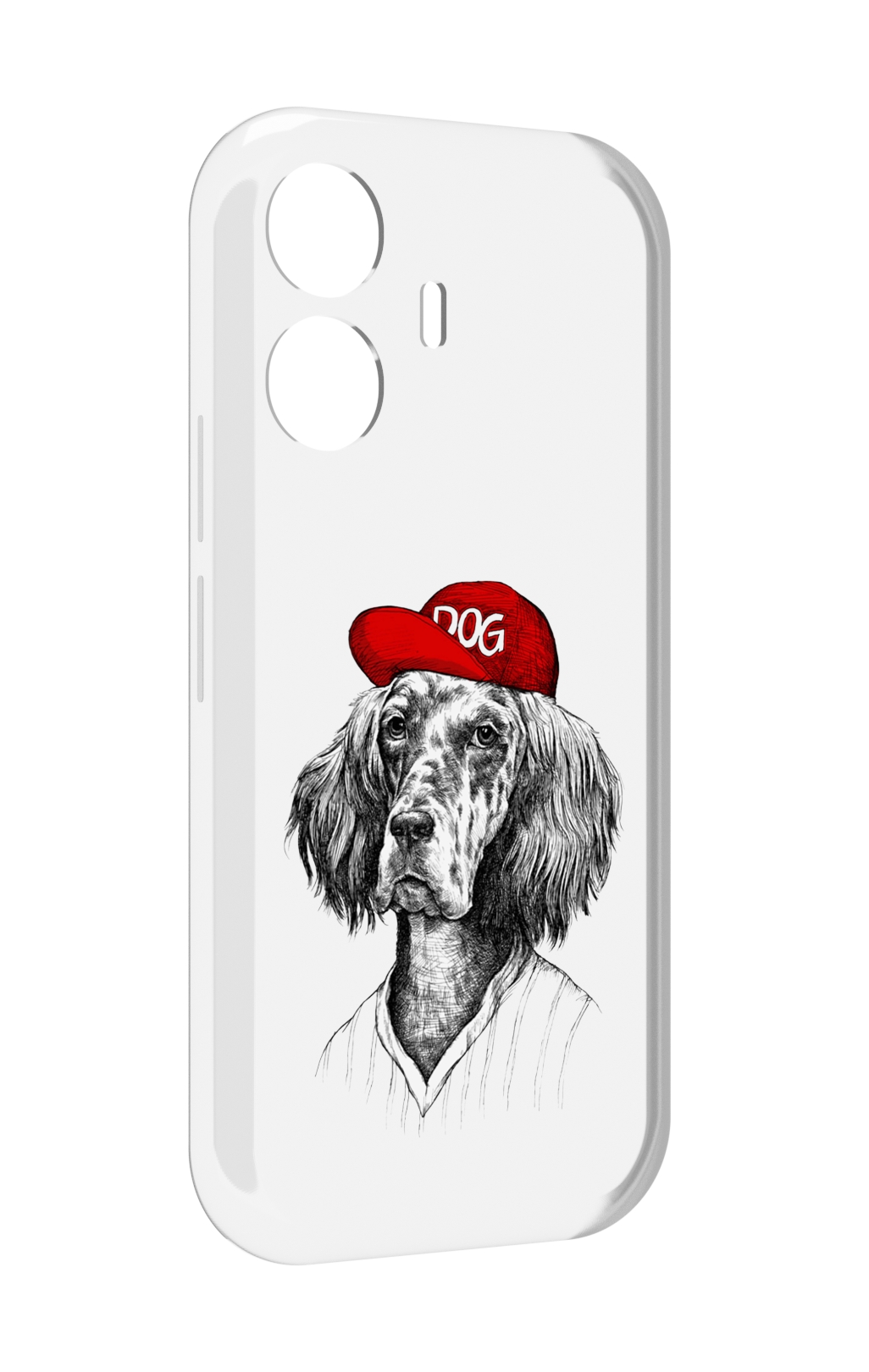 

Чехол MyPads дог для Vivo Y77E / Vivo iQOO Z6 Lite, Прозрачный, Tocco