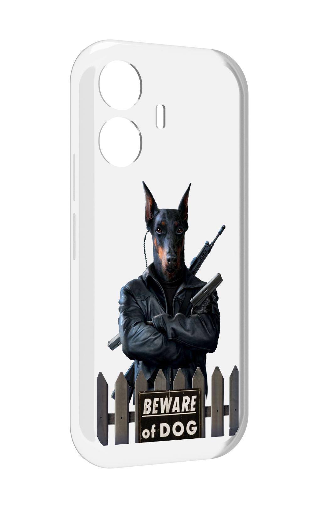 

Чехол MyPads доберман для Vivo Y77E / Vivo iQOO Z6 Lite, Прозрачный, Tocco