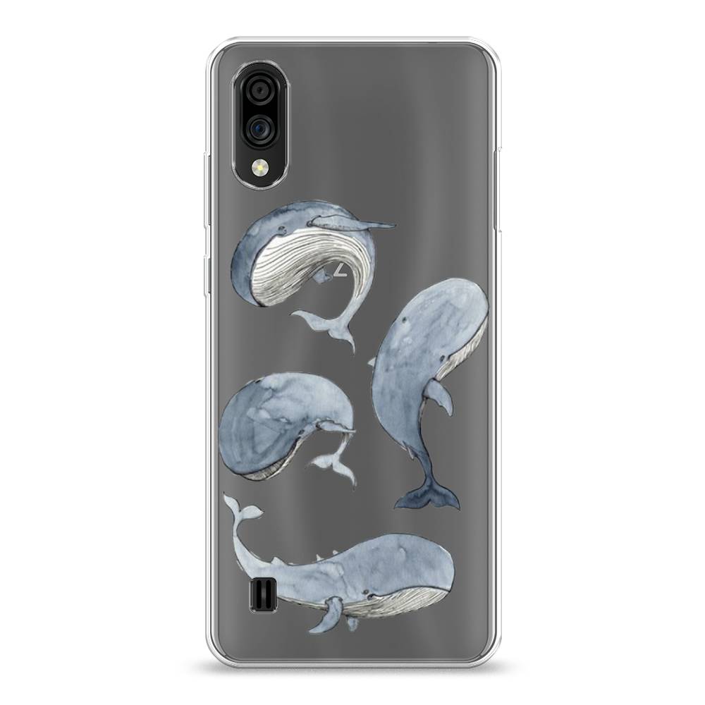 

Чехол Awog на ZTE Blade A5 (2020) / ЗТЕ Блэйд A5 (2020) "Киты", Разноцветный, 134950-1