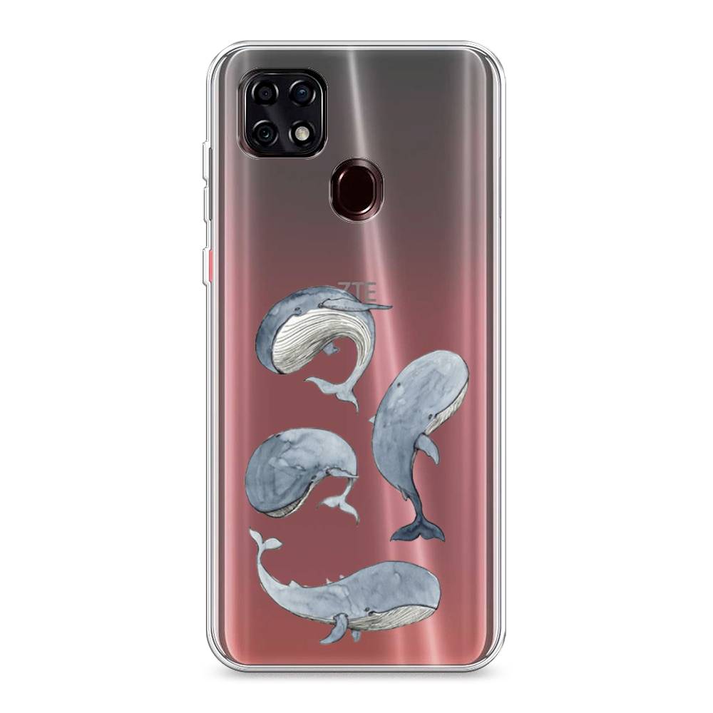 

Чехол Awog на ZTE Blade 20 Smart / ЗТЕ Блэйд 20 Smart "Киты", Разноцветный, 133550-1