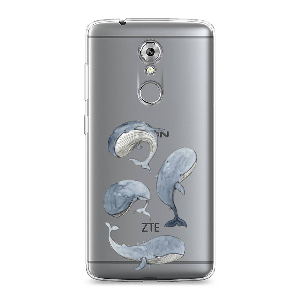 

Чехол Awog на ZTE Axon 7 / ЗТЕ Аксон 7 "Киты", Разноцветный, 131450-1