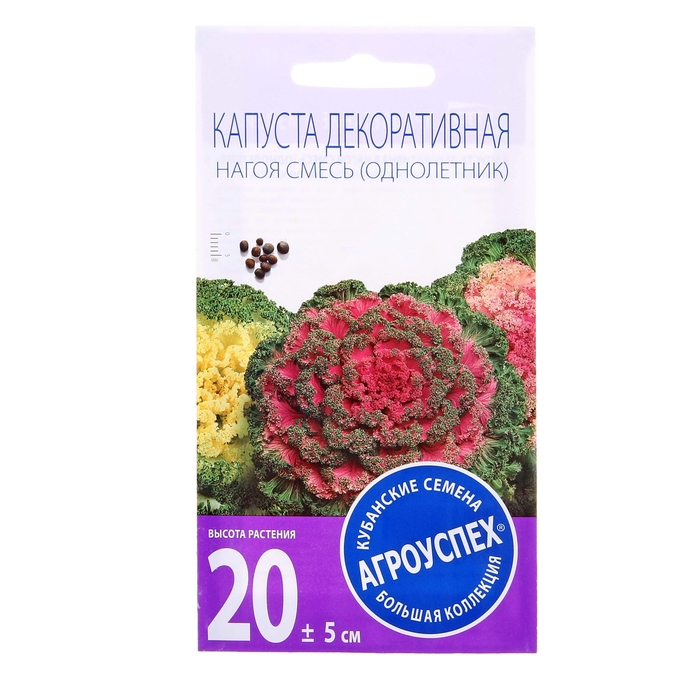 

Семена цветов Капуста декоративная Нагоя, О, 10 шт