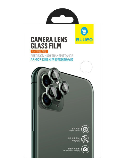 

Защитное стекло Blueo 2.5D Camera Armor lens для камеры iPhone 11 Pro/11 Pro Max, 2.5D Camera Armor lens