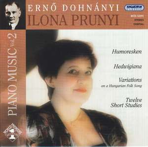 

DOHNANYI: Piano Music Vol. 2. / Prunyi, 1 CD