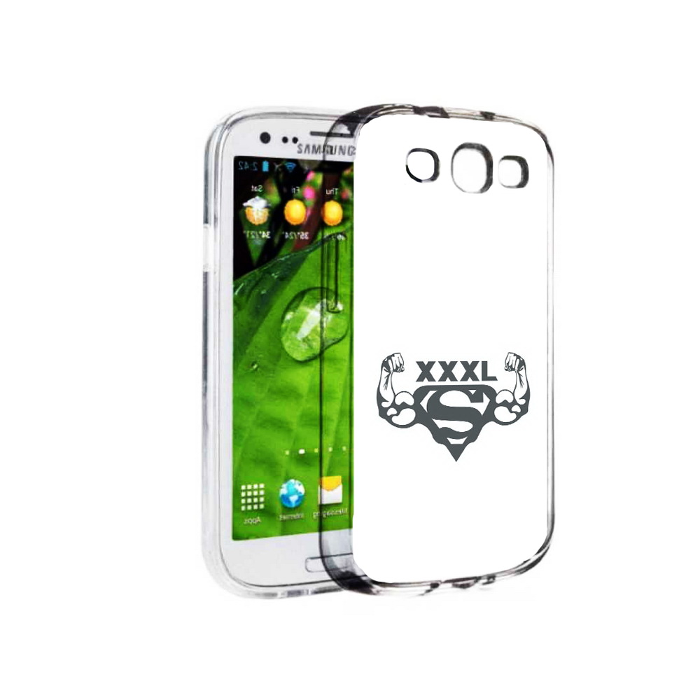 

Чехол MyPads Tocco для Samsung Galaxy S3 бодибилдинг супермен (PT123108.507.237), Прозрачный, Tocco