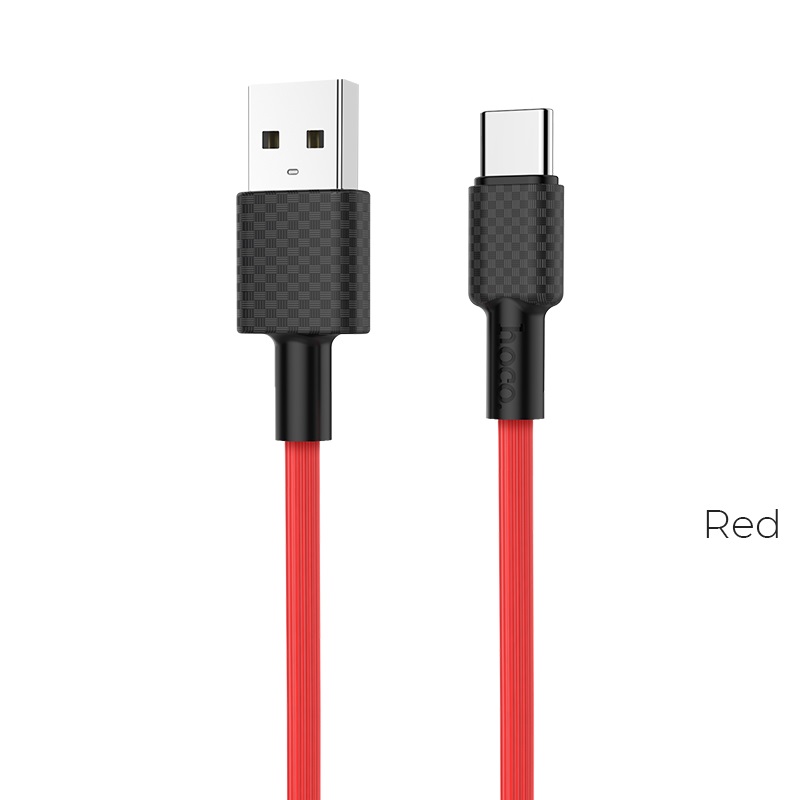 

Кабель Hoco X29 Superior style USB - USB Type-C 1 м, красный, X29 Superior style