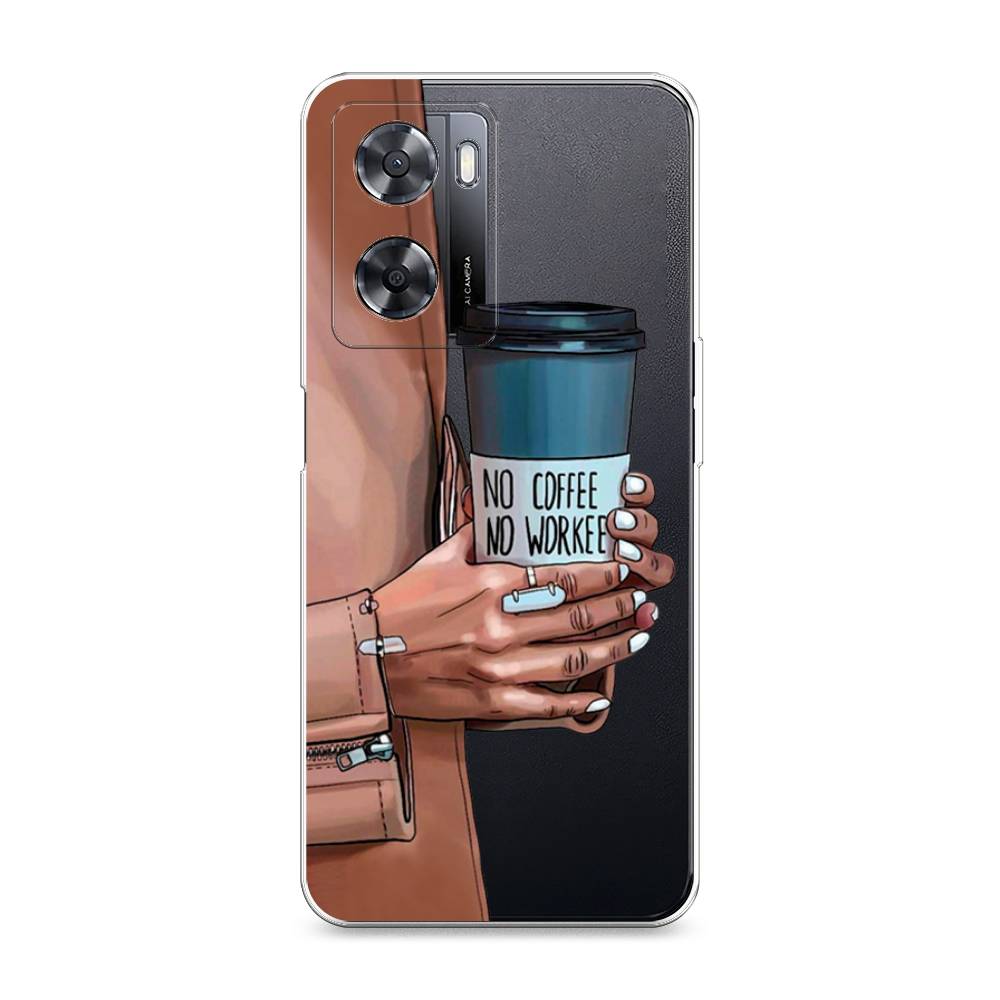 

Чехол Awog на Oppo A57s "No coffee", Синий;бежевый;коричневый, 2511850-7