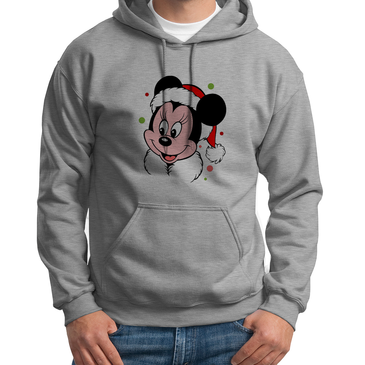 

Худи унисекс CoolPodarok Минни серое 48 RU, S0113759
