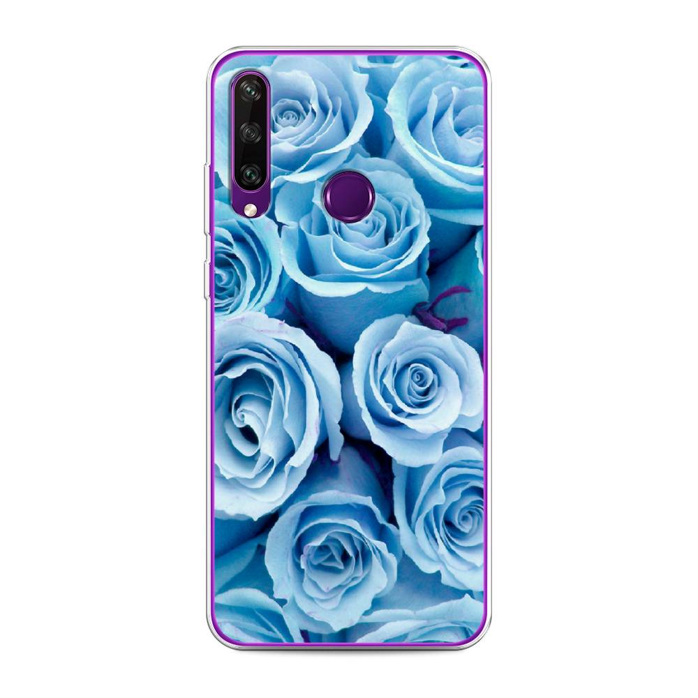 

Чехол Awog на Huawei Y6p "Лазурные розы", Голубой, 6103250-8
