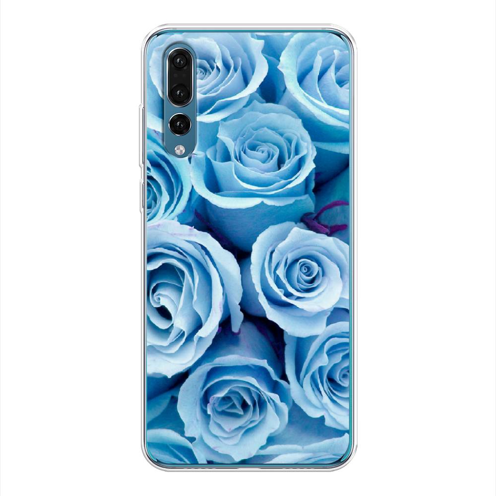 

Чехол Awog на Huawei P20 Pro "Лазурные розы", Голубой, 65050-8