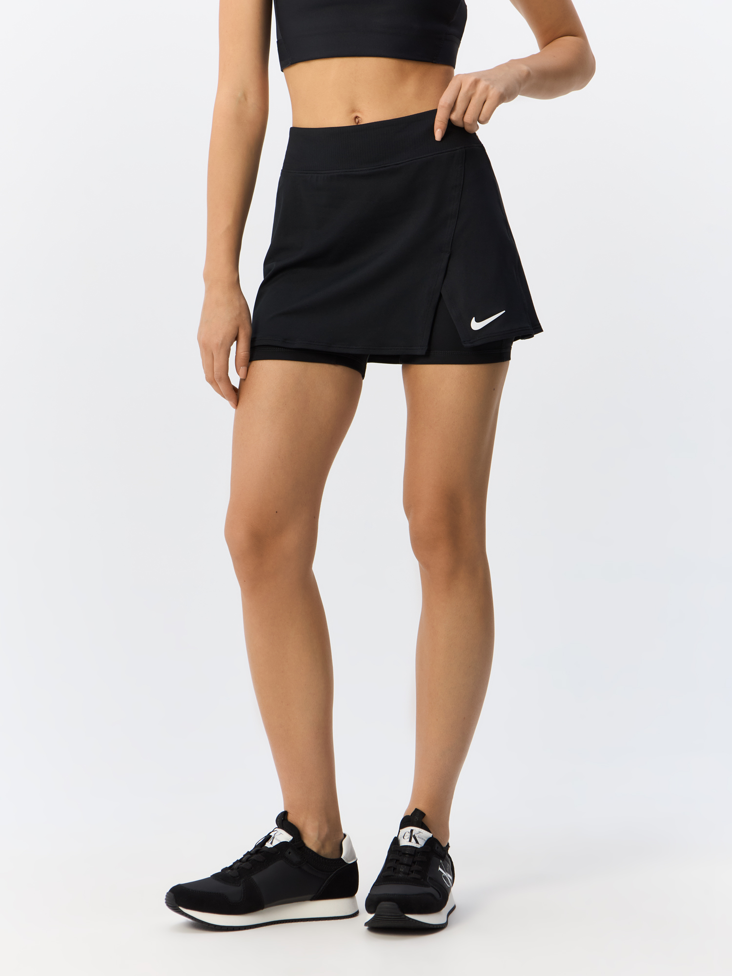 Шорты женские Nike Court Dri-Fit Victory DH9779-010 черные XS Камбоджа черный