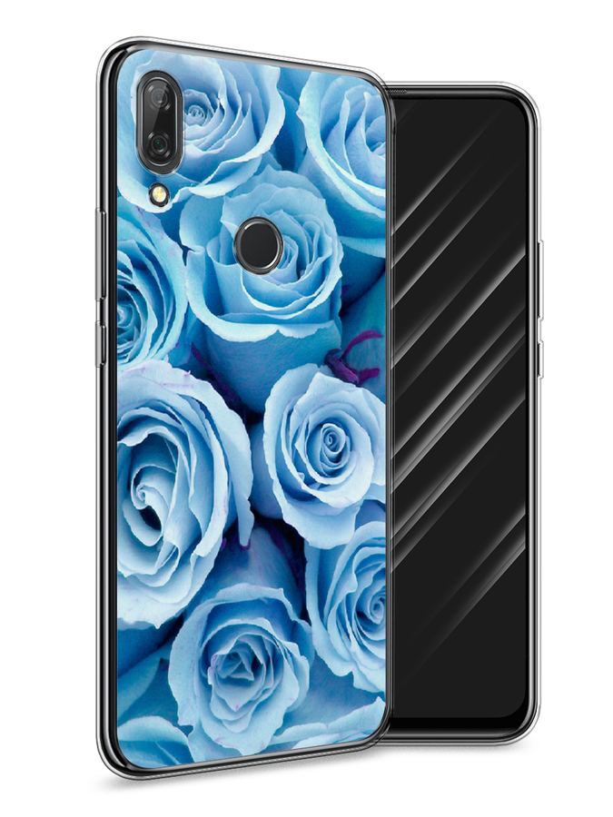 

Чехол Awog на Huawei P Smart Z "Лазурные розы", Голубой, 69450-8