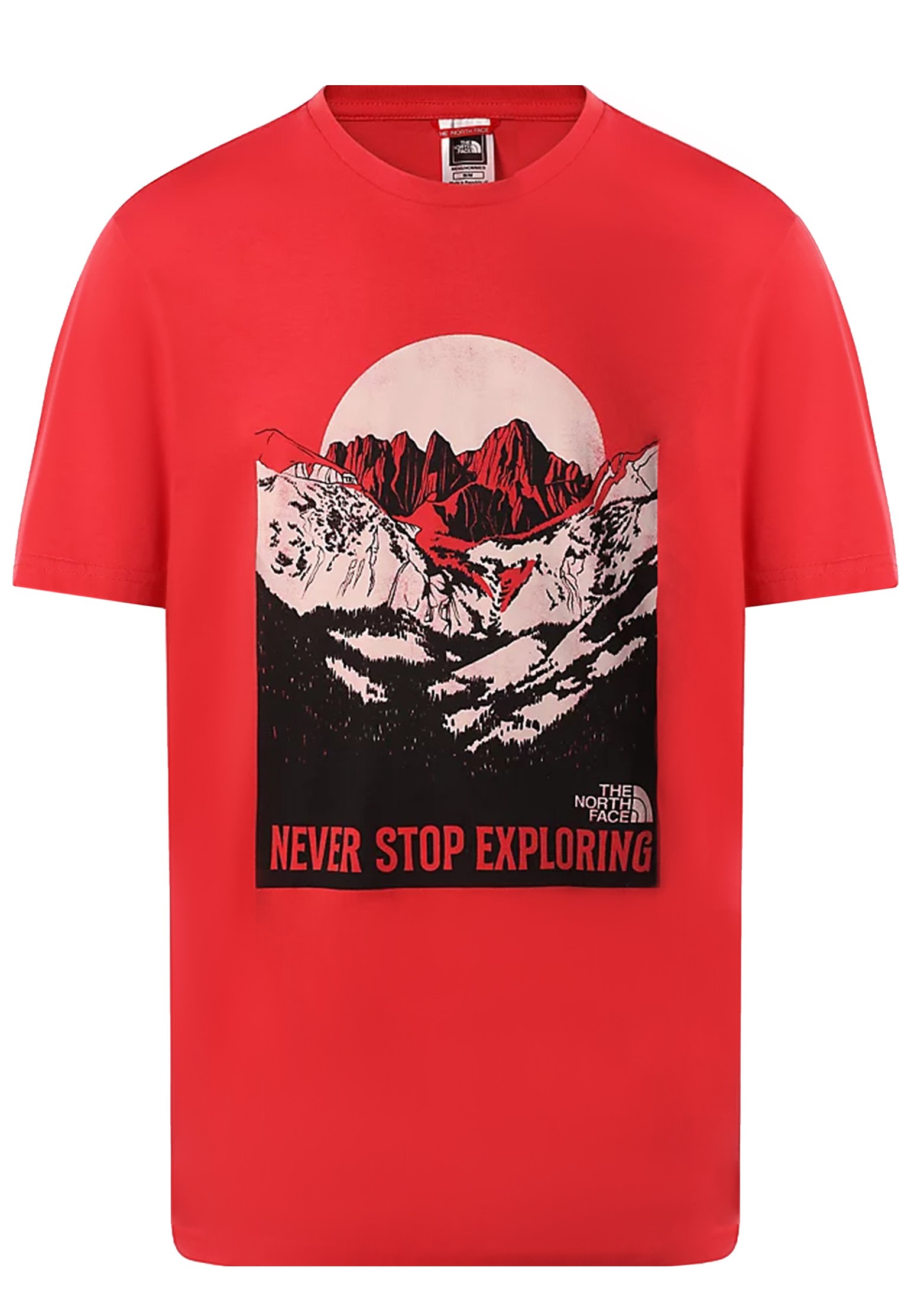 Футболка женская The North Face 134121 красная 2XL