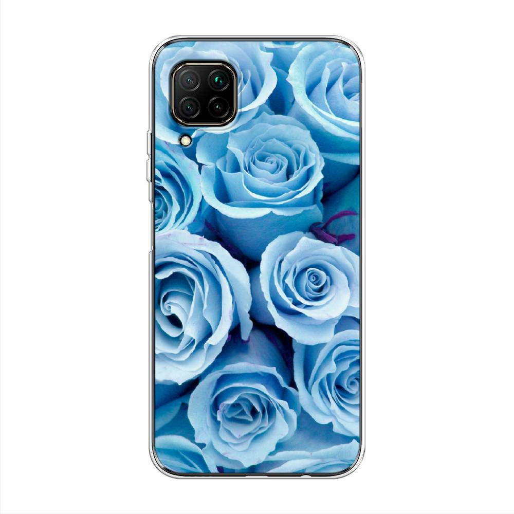 

Чехол Awog на Huawei Nova 6 SE "Лазурные розы", Голубой, 611750-8
