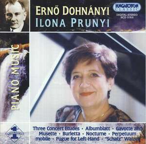 

DOHNANYI: Piano Music. / Prunyi, 1 CD