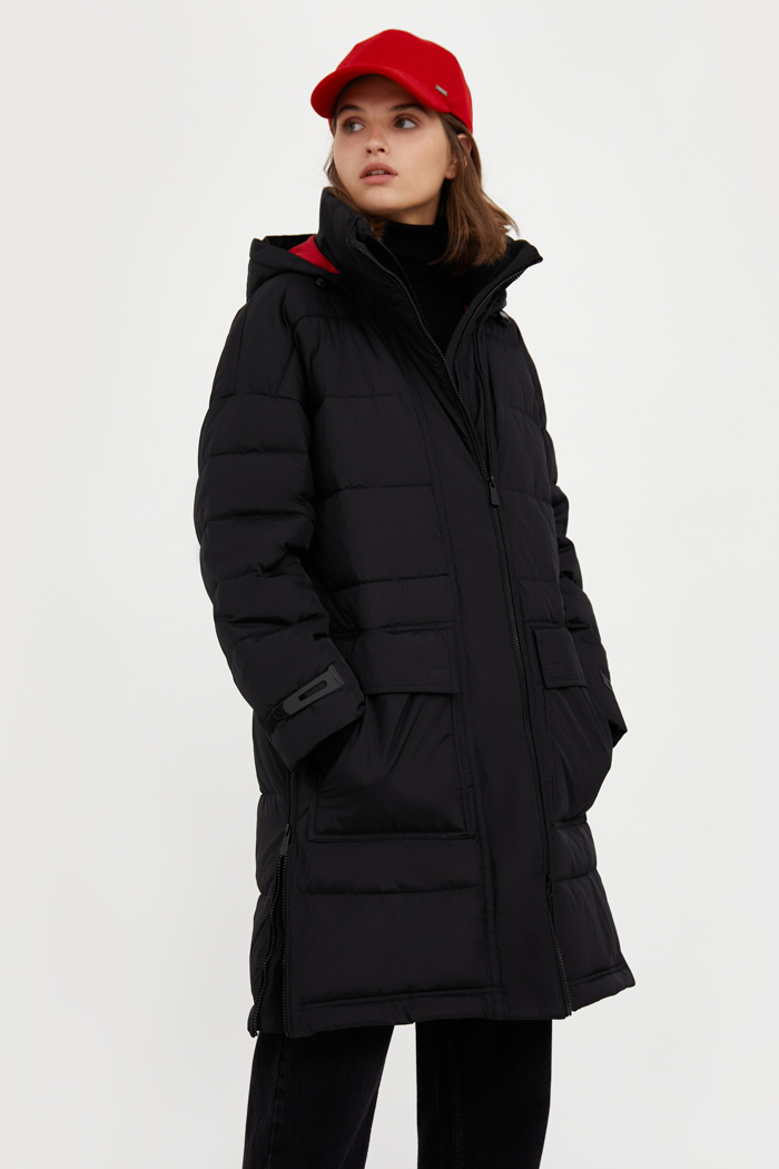 фото Куртка женская finn flare a20-13021 черная 3xl