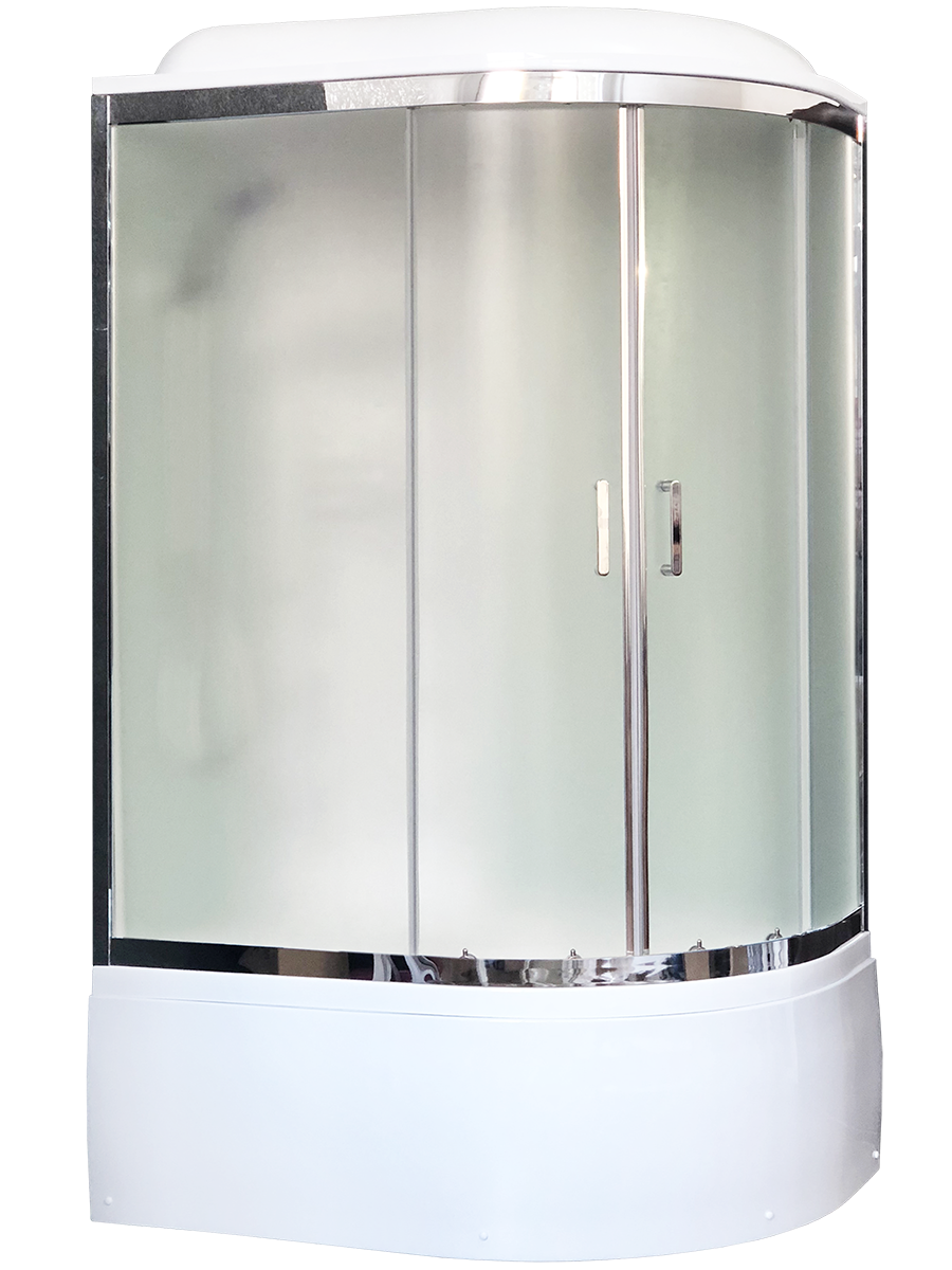 

Душевая кабина Royal Bath RB 8120BK6-WC-CH (белое/матовое) левая
