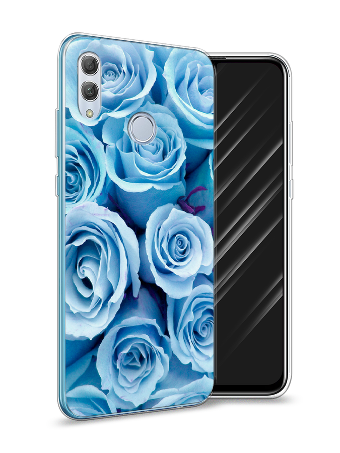 

Чехол Awog на Honor 10 Lite "Лазурные розы", Голубой, 67550-8