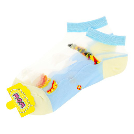 

Следки женские Socks голубые, Голубой