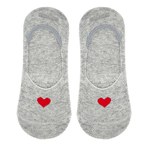 

Следки женские Socks серые, Серый