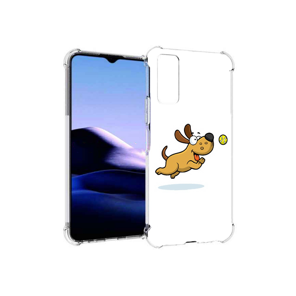 

Чехол MyPads Tocco для Vivo Y20 пёсик (PT154038.379.563), Прозрачный, Tocco