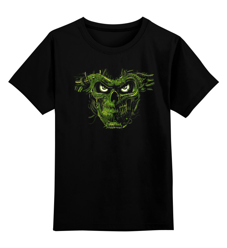 

Детская футболка Printio Skull art цв.черный р.140, 0000000881807