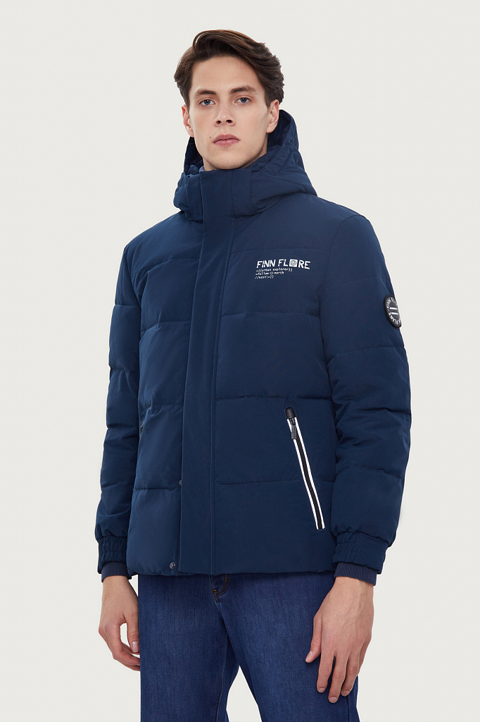 

Куртка мужская Finn Flare WA20-42008 синяя 3XL, WA20-42008