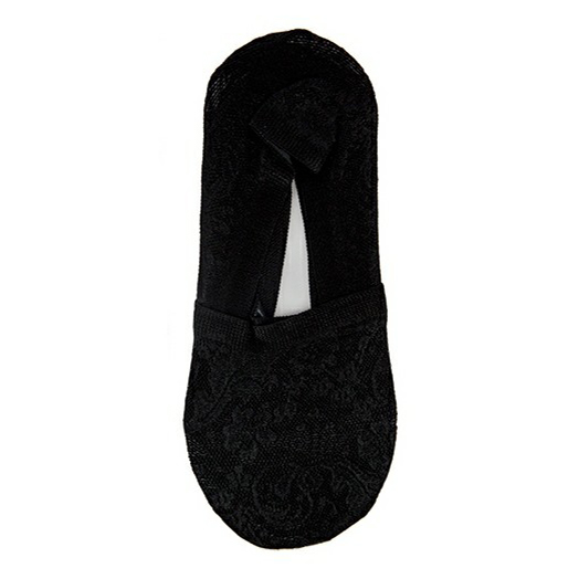 

Следки женские Socks черные, Черный