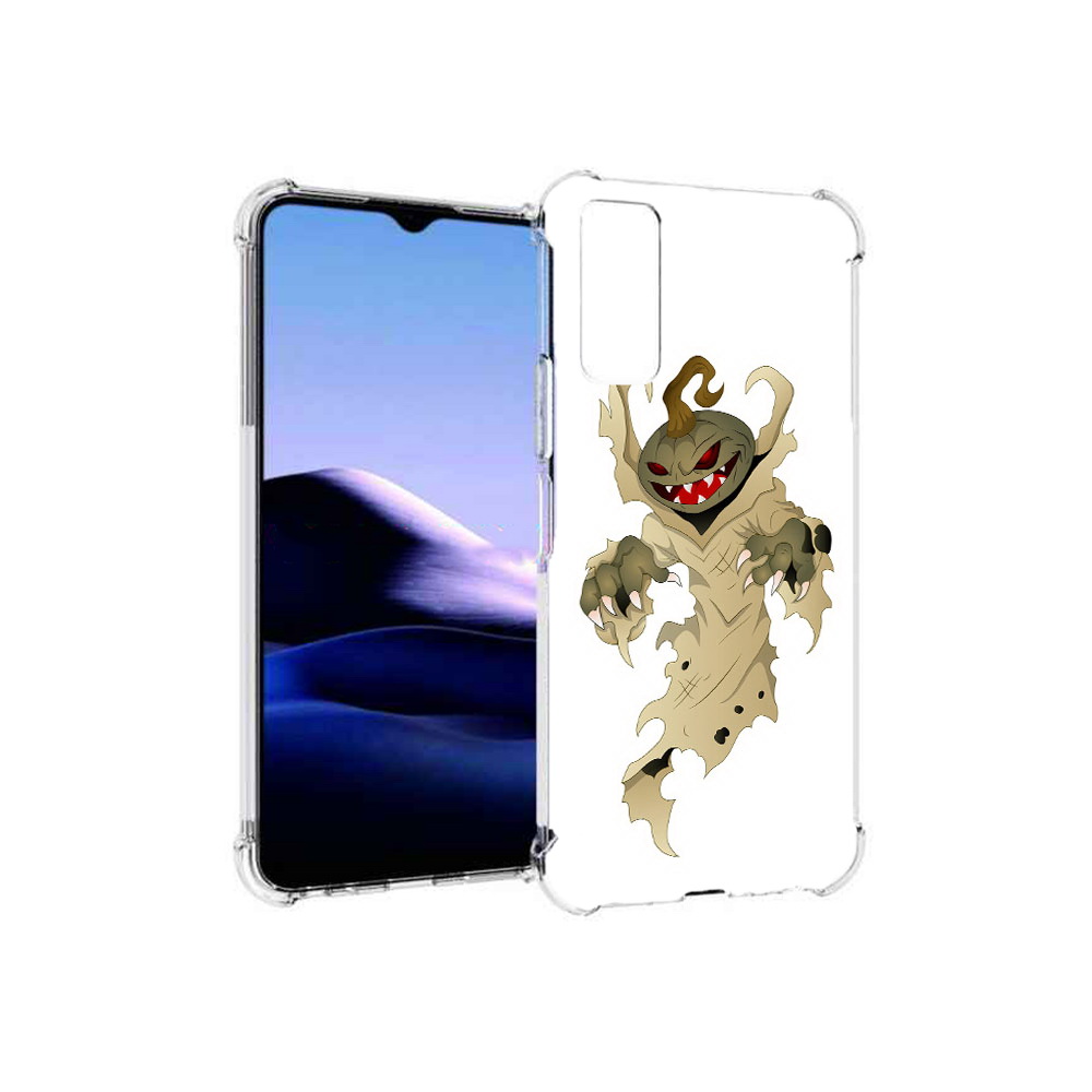 

Чехол MyPads Tocco для Vivo Y20 призрак хэллоуина (PT154038.379.555), Прозрачный, Tocco