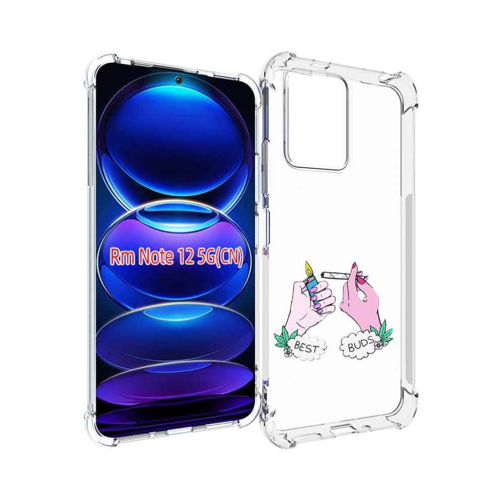 

Чехол MyPads плохие руки женский для Xiaomi Redmi Note 12, Прозрачный, Tocco