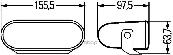 

Фара L/R Ff 75 Universal HELLA 1FA008284-011