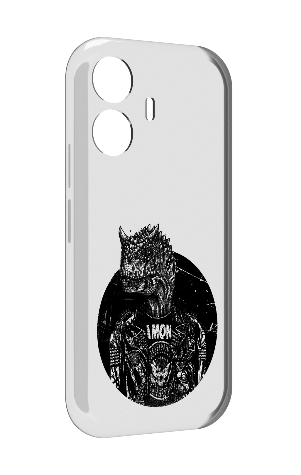 

Чехол MyPads динозавр в куртке для Vivo Y77E / Vivo iQOO Z6 Lite, Прозрачный, Tocco