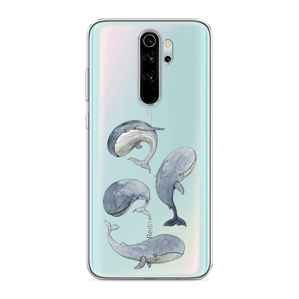 

Чехол Awog на Xiaomi Redmi Note 8 Pro "Киты", Разноцветный, 36650-1