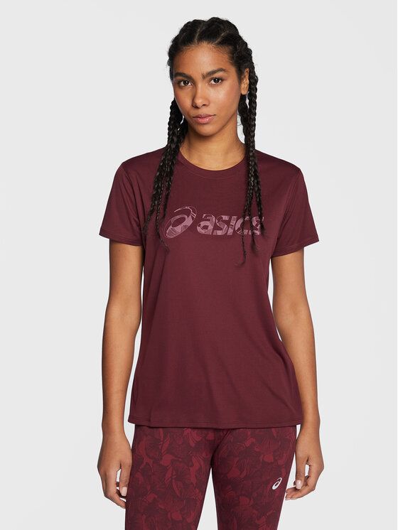 

Футболка женская ASICS 0000300523841 бордовая S (доставка из-за рубежа), Бордовый, 0000300523841