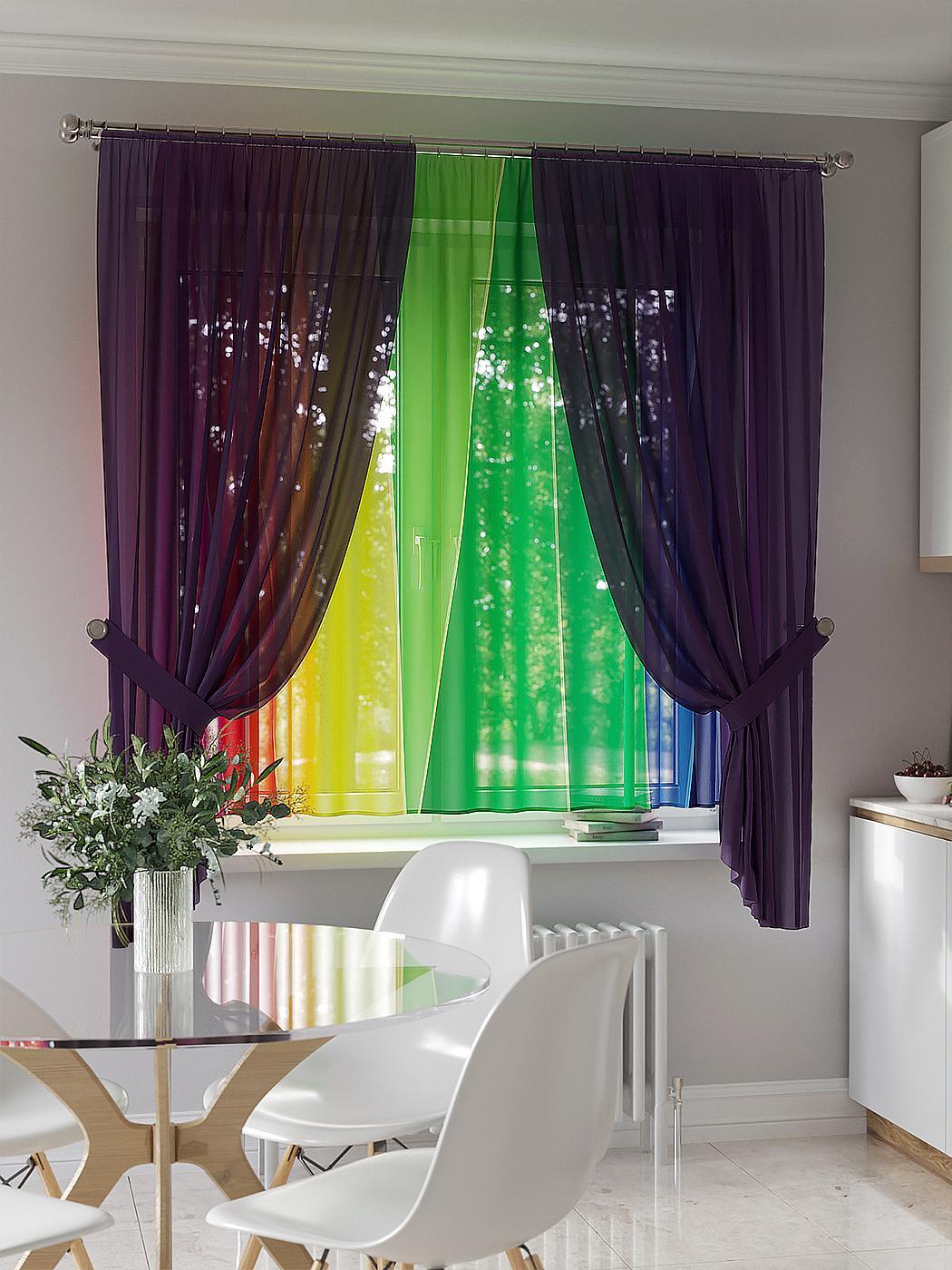 

Комплекты штор AT HOME Фернимерс высота 180 см, ширина 145 см, Зеленый, 550195